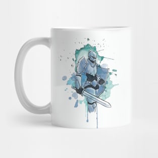 Watercolor Knight Mug